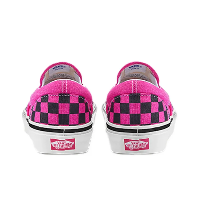 Vans Classic Slip On 98 Dx 'Anaheim Factory Pink Neon Checkerboard'-3