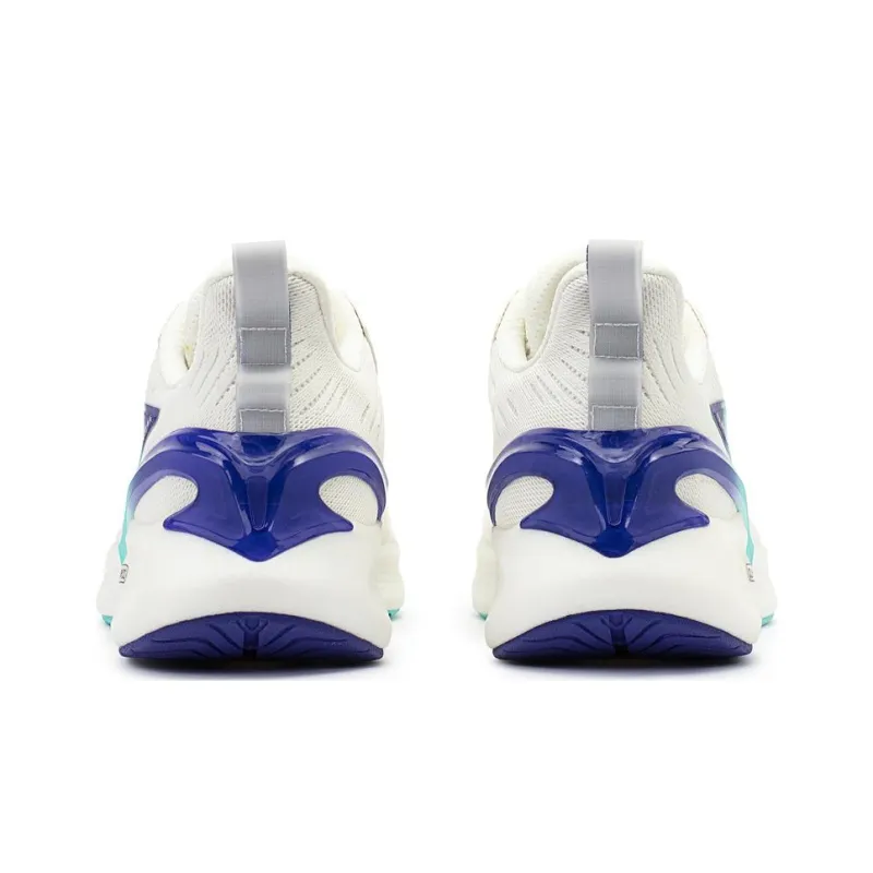 361° Slip Resistant Low Top Running Shoes Men's White Blue-3