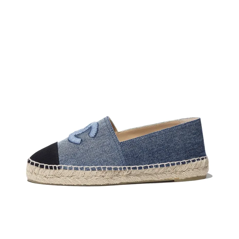 CHANEL Espadrilles Women's Denim Blue-0