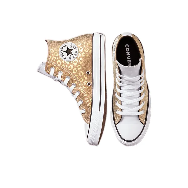 Converse Women's Chuck Taylor All Star High 'Glitter Leopard Spots' Women's-3