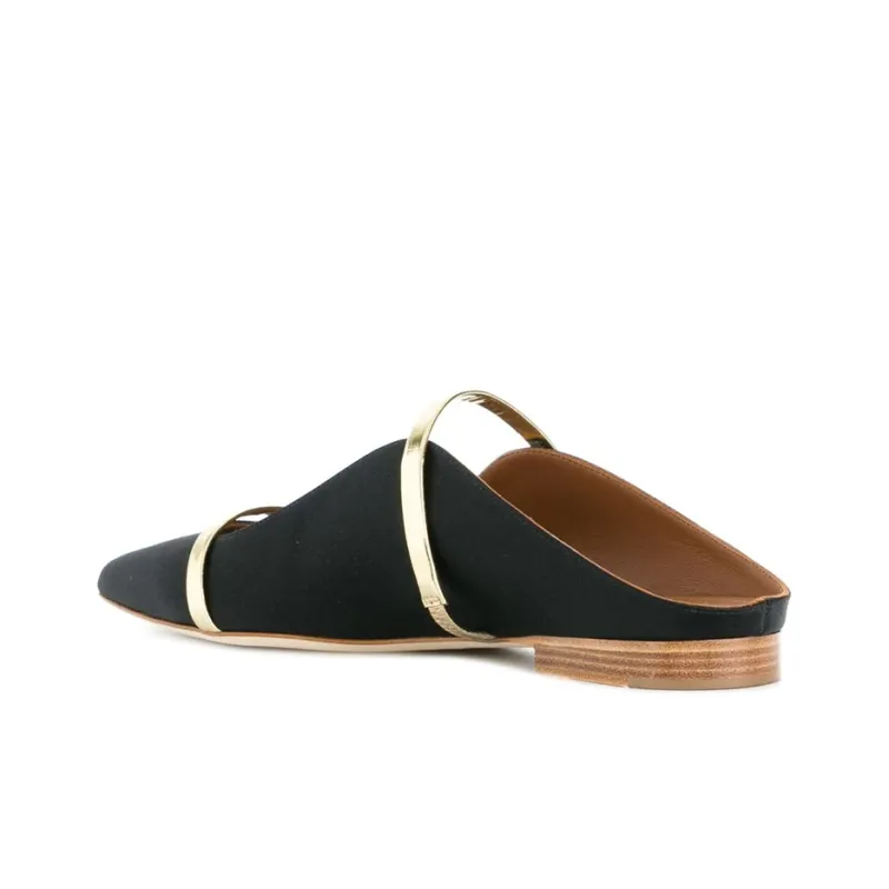 Malone Souliers Maureen Satin Mules-3