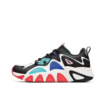 361° Low Top Chunky Sneakers Men's Black Red