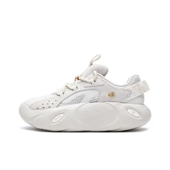 Champion Slip Resistant Breathable Low Top Chunky Sneakers Women's White Gray