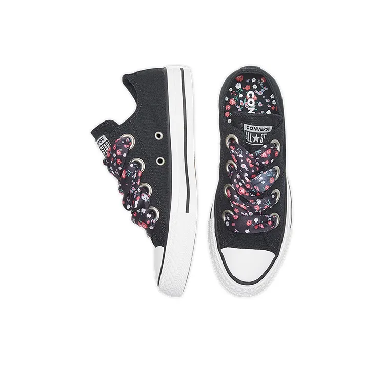 Converse All Star Big Eyelet 'Black White' Women's-3