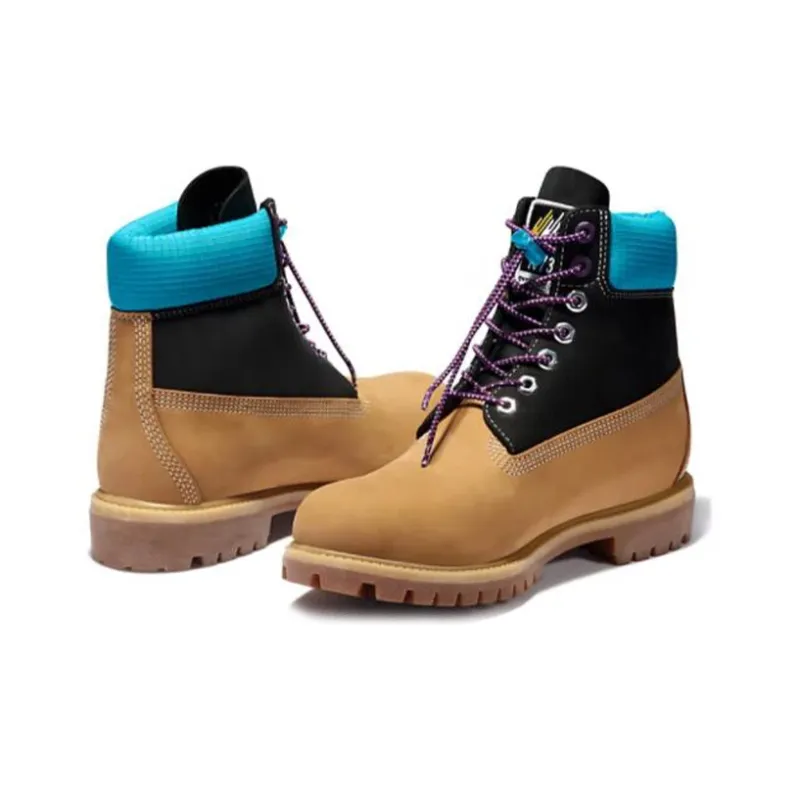 Timberland Premium 6-Inch Wheat Black Boots-2