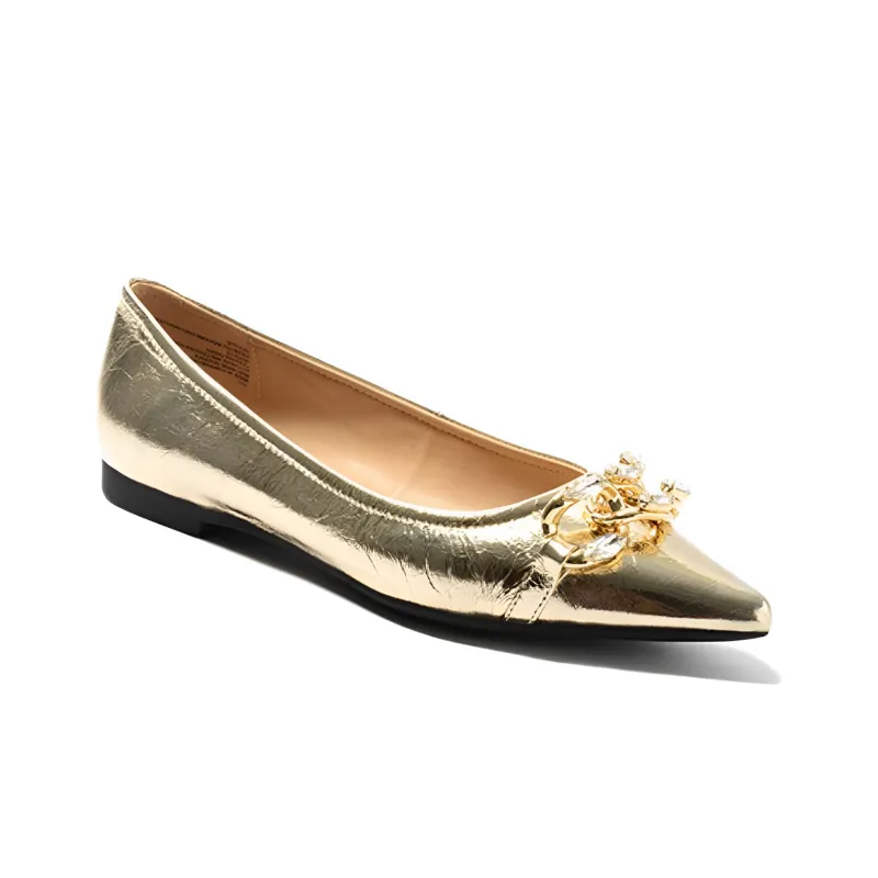 STEVE MADDEN Casual Single Shoes Women's Gold-1