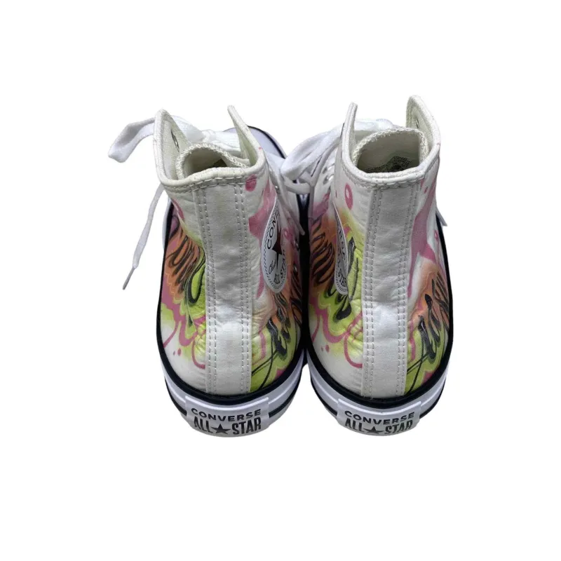 Converse All Star Light Anti Slip And Wear Resistant Lightweight High Top Canvas Shoes Unisex White-3