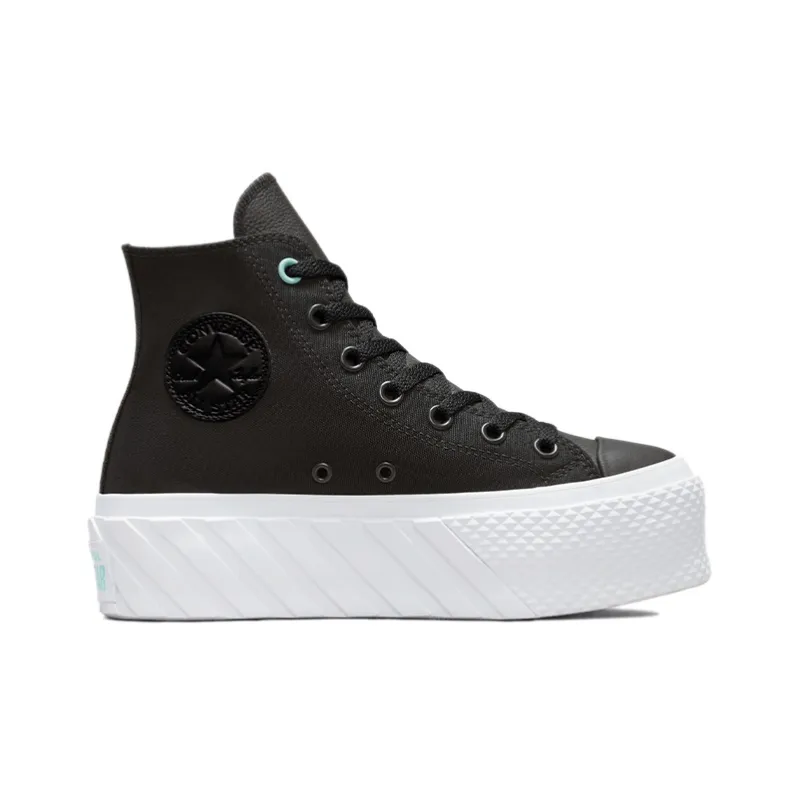 Converse Women's Chuck Taylor All Star Lift 2X High 'Surface Fusion Black' Women's-1