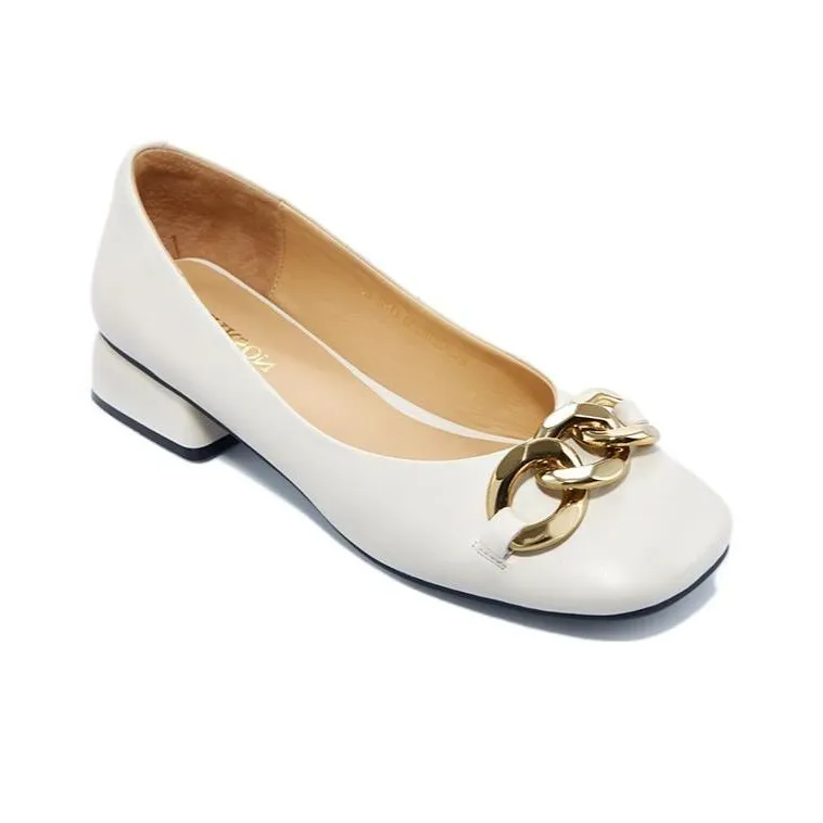 HARSON Unlined Shoes Women's Beige-3