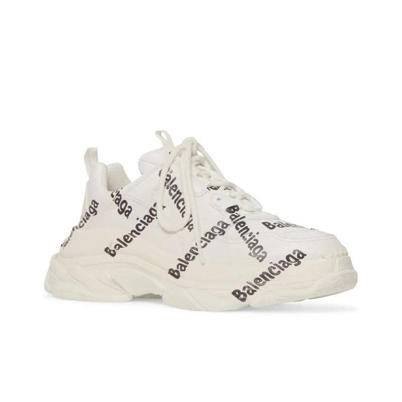 Balenciaga Triple S 'Logotype   White' Women's-2