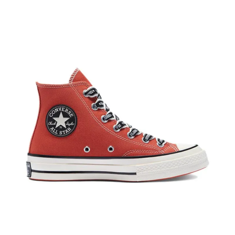 Converse Chuck Taylor All Star 1970s Wear Resistant High Top Canvas Shoes Unisex Orange-1