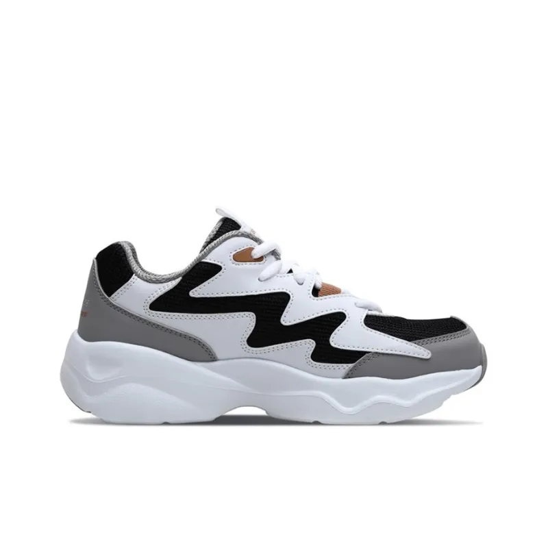 Skechers D'lites Airy 'Black White Grey' Women's-1