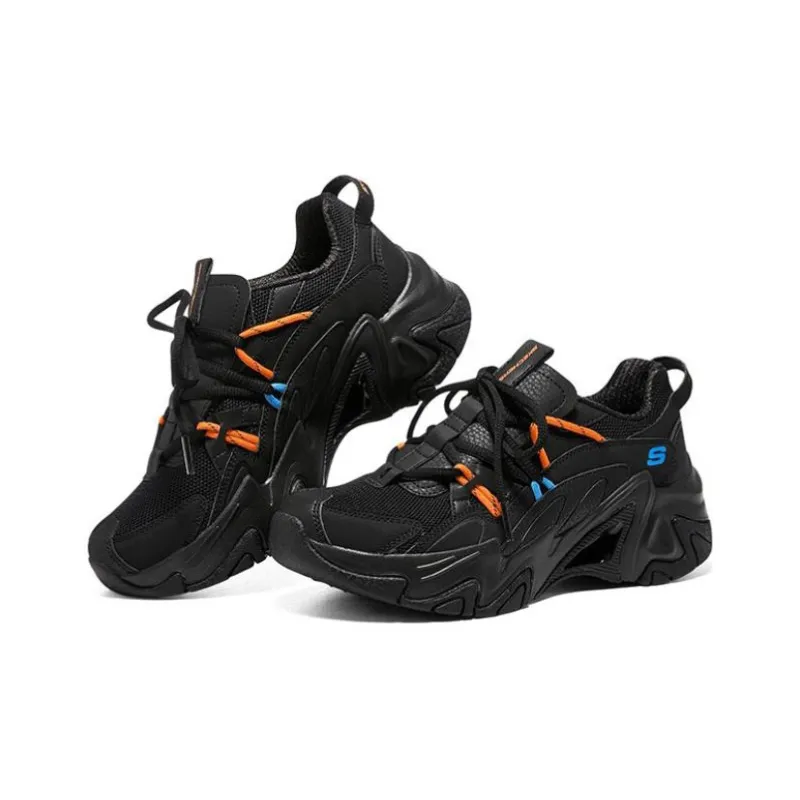 Skechers Stamina V3 'Black Orange Blue' Women's-2