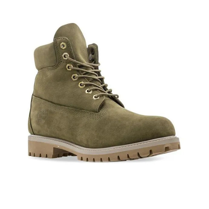 Timberland 6 Inch Premium Waterproof Boot 'Olive Nubuck'-2