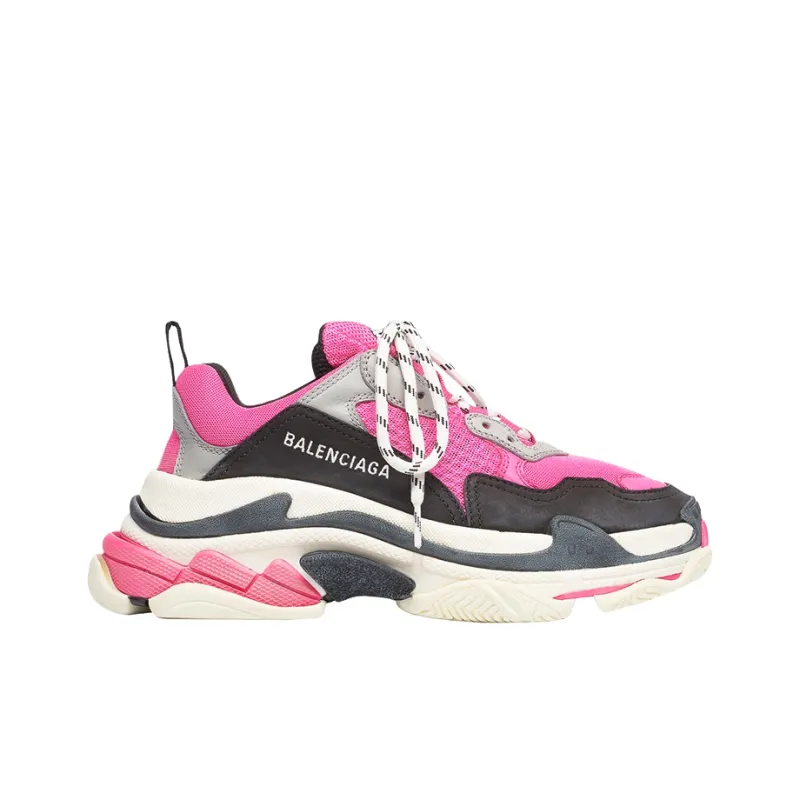 Balenciaga Triple S Neon Pink Women's-1