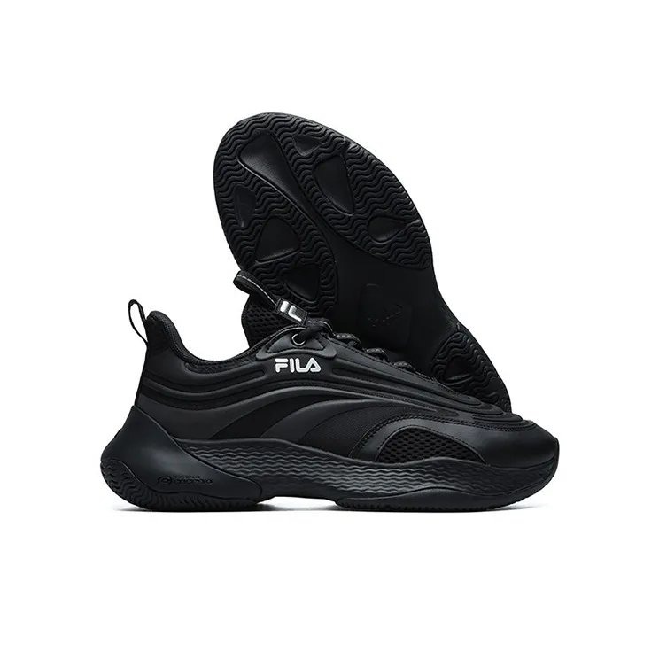 FILA FUSION Fila Ray 2 Low Top Clunky Shoes Black-5