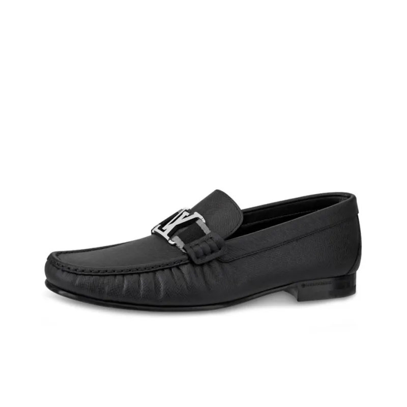 LOUIS VUITTON Montaigne Casual Single Shoes Men's Black-0
