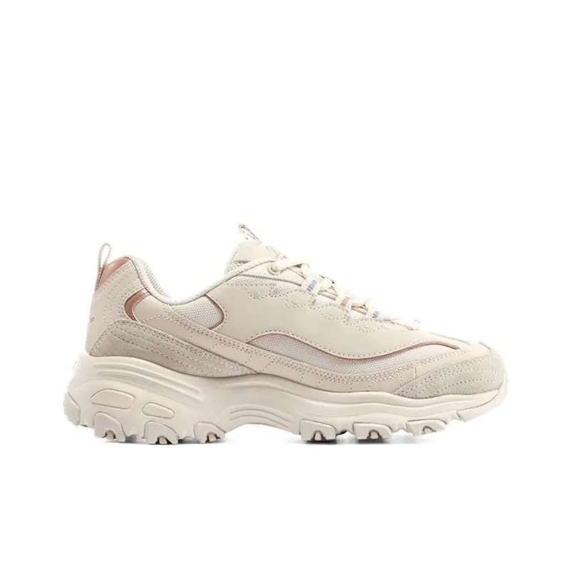 Skechers D'Lites 1.0 'White Pink' Women's-1