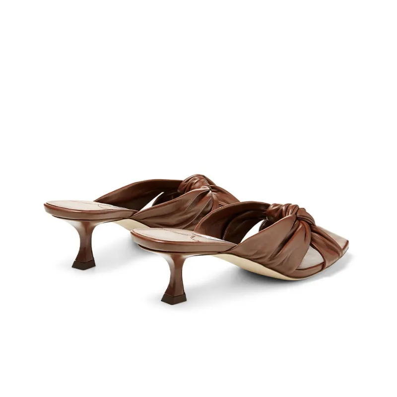 Jimmy Choo Avenue Slide Slippers Women's Bronze-4