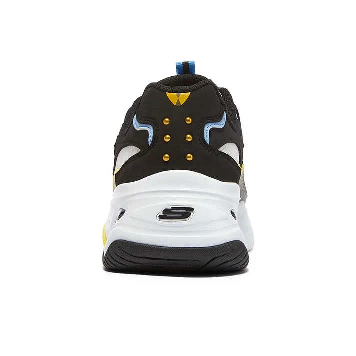 One Piece X Skechers D'Lites 4.0 Chunky Sneakers Men Low Top Black/Colorful Color-4