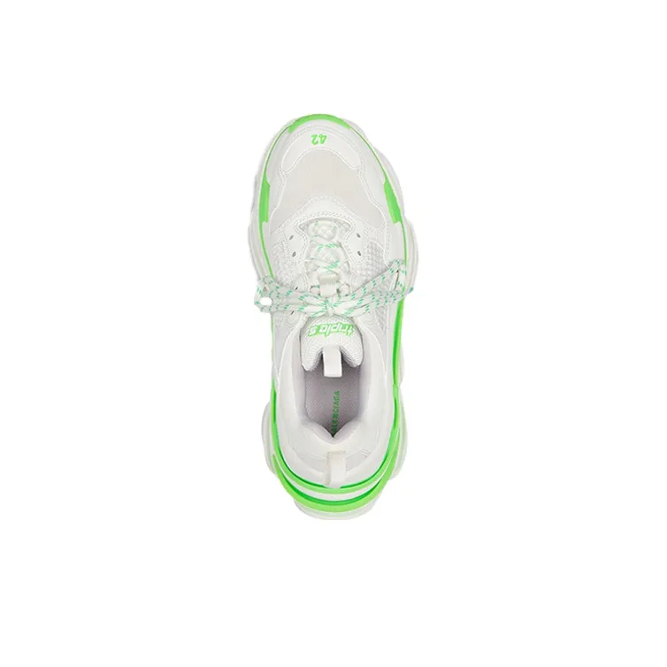 Balenciaga Triple S Fluo Green White-3