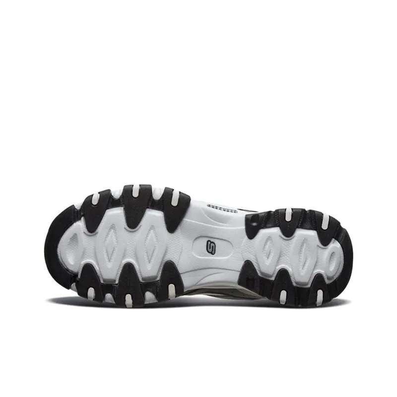Skechers D'Lites 2.0 Low Top Running Shoes Black/Gold-4