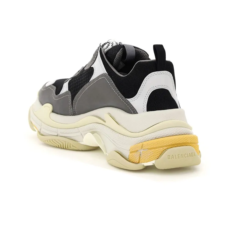 Balenciaga Triple S Sneaker 'Grey Yellow'-3