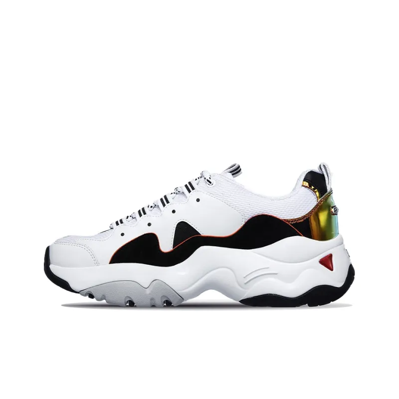 Skechers D Lites 3.0 Low Top Daddy Shoes White/Black Women's-0