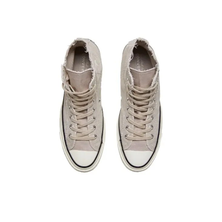 Converse Chuck Taylor All Star 1970s Anti Slip Wear Resistant High Top Canvas Shoes Unisex Gray-3