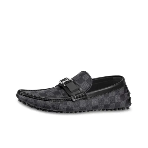 LOUIS VUITTON Hockenheim Men's Casual Shoes Men Low-Top Gray Black