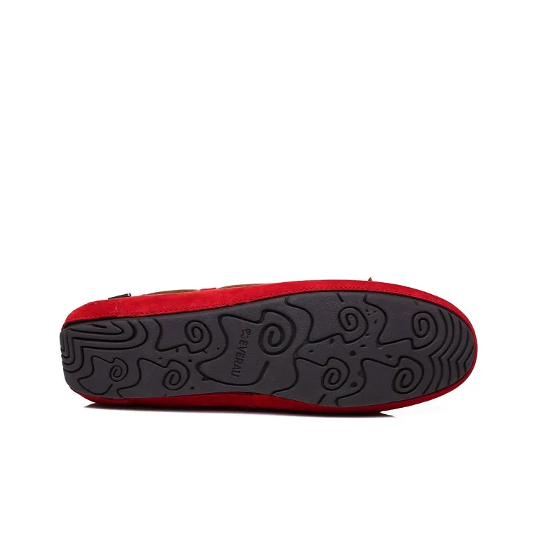 EVERAU Women's Casual Shoes Women's Low Top Red-3