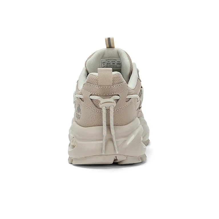 Kappa Cushioning Anti Slip And Wear Resistant Low Top Chunky Sneakers Unisex Silver Gray-3