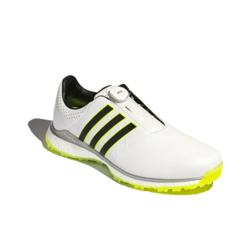 Adidas Tour360 XT SL Boa 2.0 Golf Shoes 'Cloud White Silver Metallic Solar Red'-2