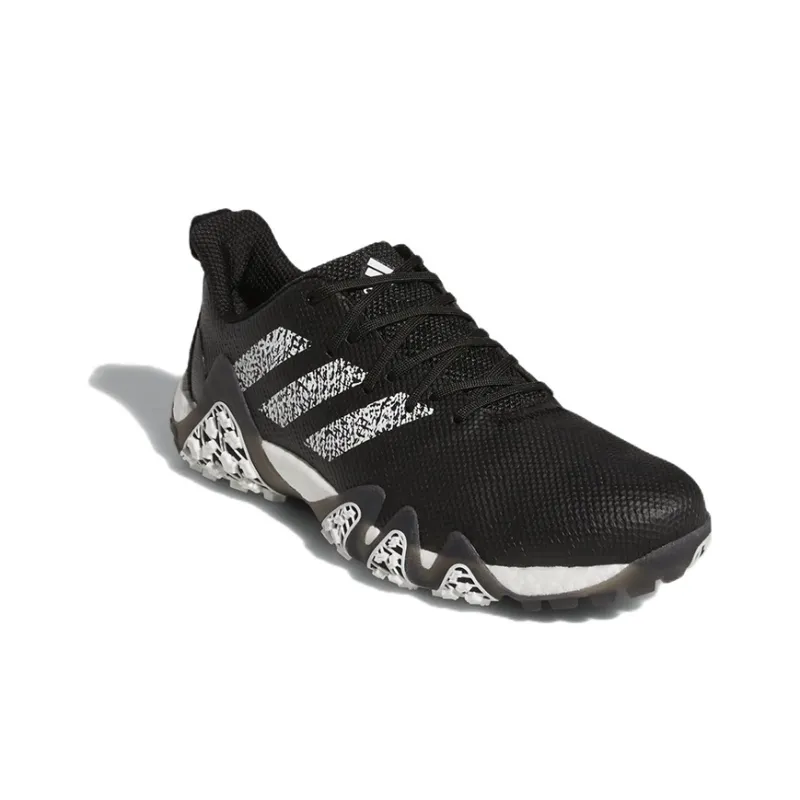 Adidas Codechaos 22 Spikeless Golf Core Black Cloud White Grey-2