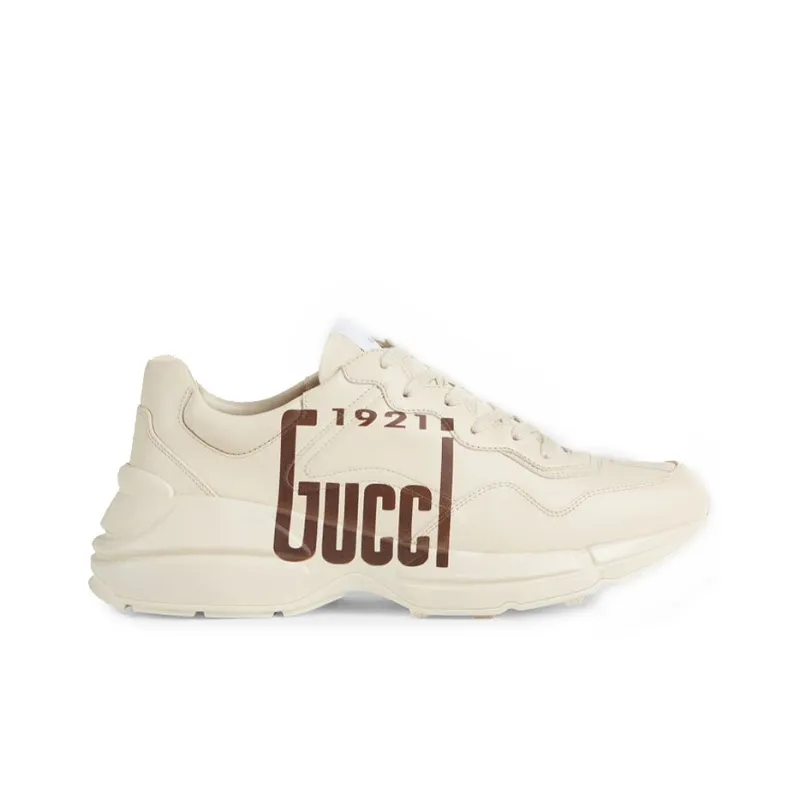 GUCCI Rhyton Low Top Chunky Sneakers Men's Ivory-1