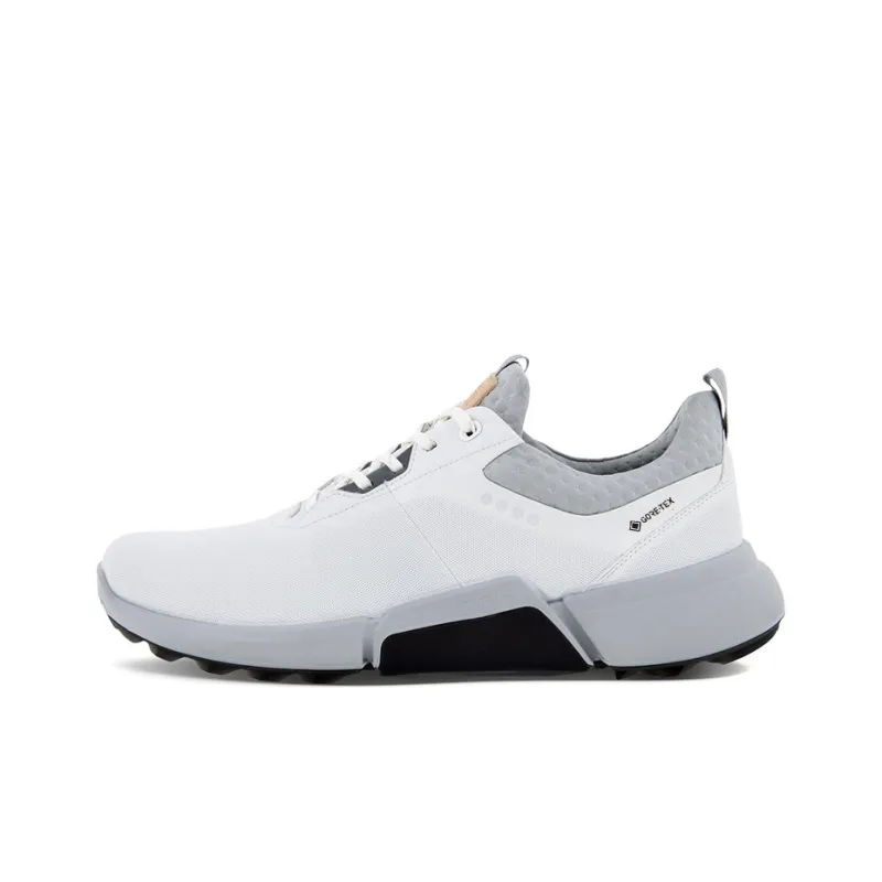 Ecco Wear Resistant Low Top Golf Shoes Men's White-0