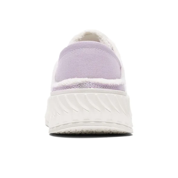 Dickies Wear Resistant Breathable Slip Resistant Low Top Canvas Shoes Women's Light Purple-3