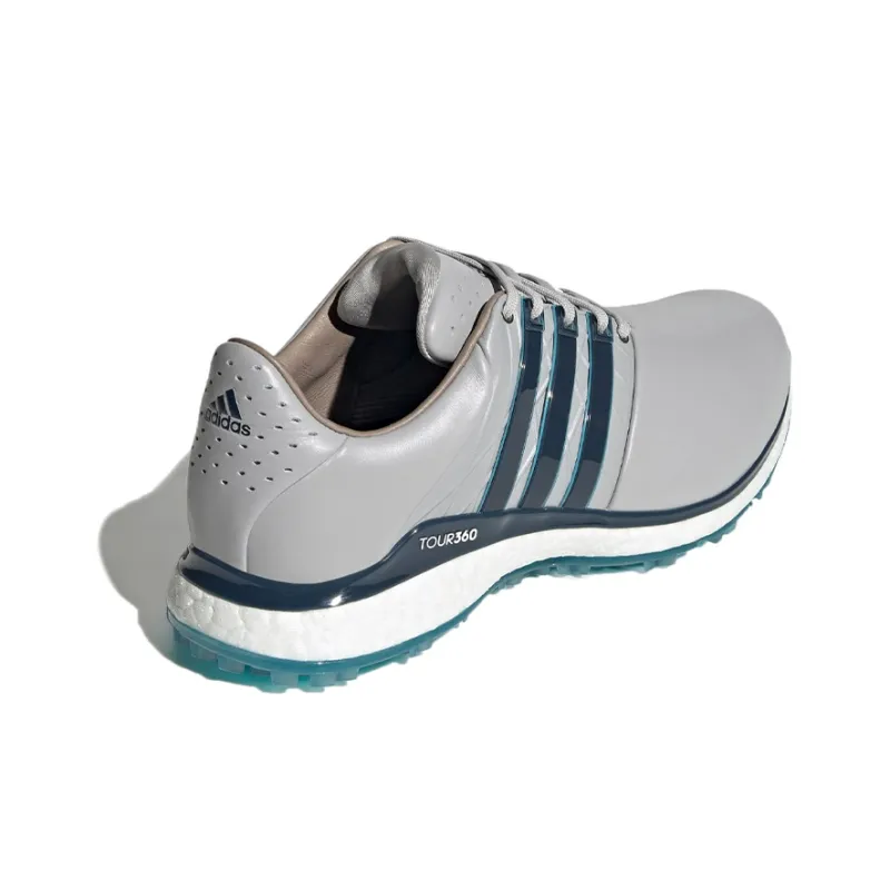 Adidas Tour360 XT-SL Spikeless 2.0 Wear-Resistant Low-Top Golf Shoes Men's Gray White-3