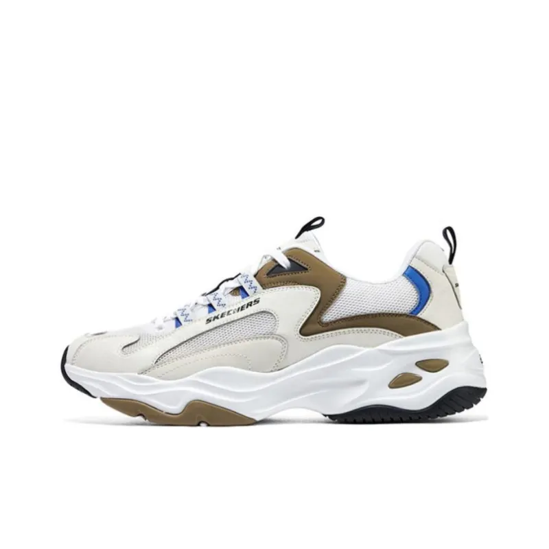 Skechers D'LITES 4.0 'White Brown Blue'-0