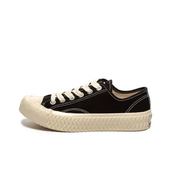Excelsior Canvas Shoes Unisex Low Top Black White