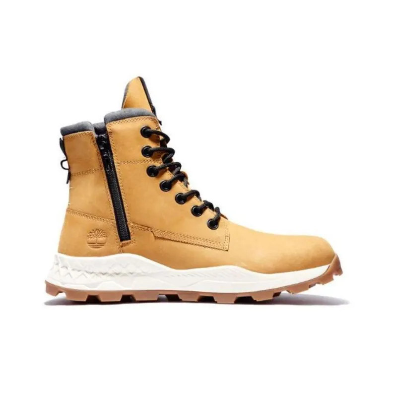 Timberland BROOKLYN Collection Thermal Abrasion Resistant Crew Outdoor Boots Men's Light Yellow-1