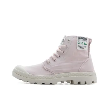 Palladium The Pampa Organic High Top Canvas Shoes Unisex Light Pink