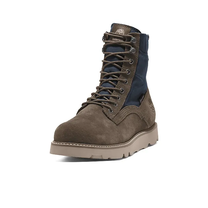 Timberland Vibram Waterproof Leather And Fabric Boots 'Olive Green Suede'-2
