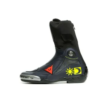 DAINESE Axial D1 Replica Anti-Slip Wear-Resistant High-Top Cycling Shoes Men's Black Yellow Red