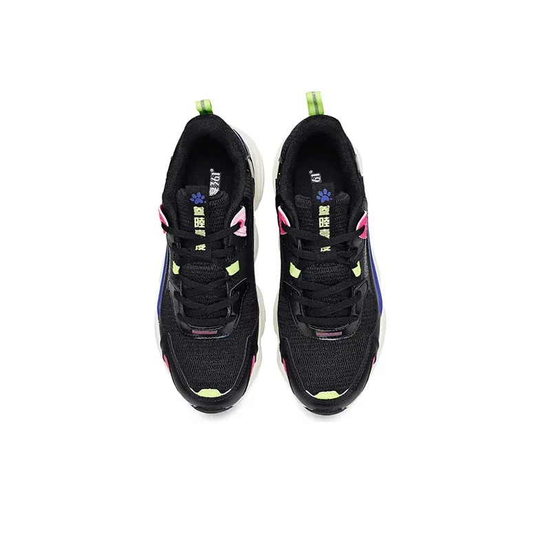 361° Chunky Sneakers Women's Low Top Black/Pink-1