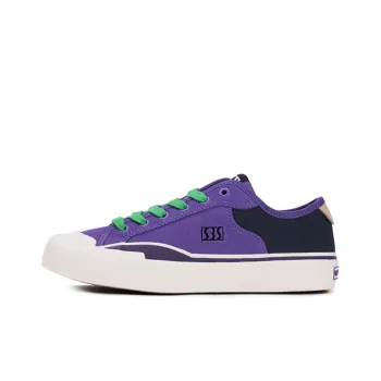 SEW BY SOU Canvas Shoes Unisex Charcoal Purple & Charcoal Purple