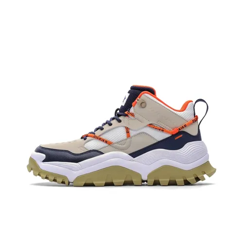Dickies Chunky Sneakers Men Mid-Top Gray Blue White