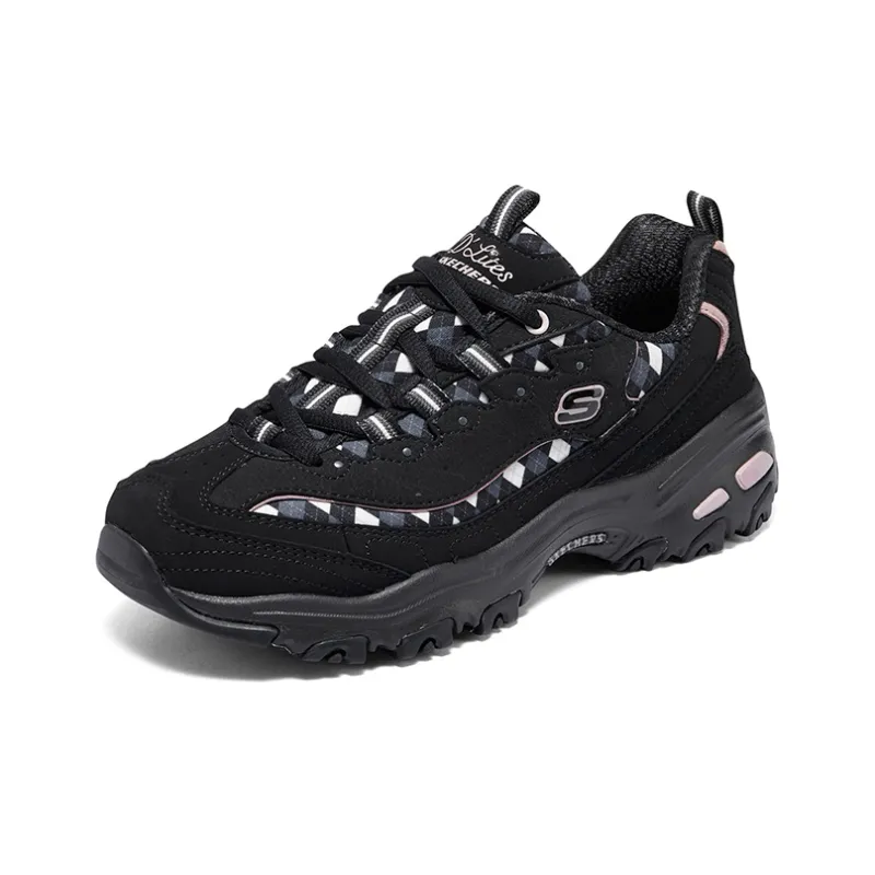 Skechers Sport D'Lites Fancy Leopard 10 'Black Pink' Women's-2