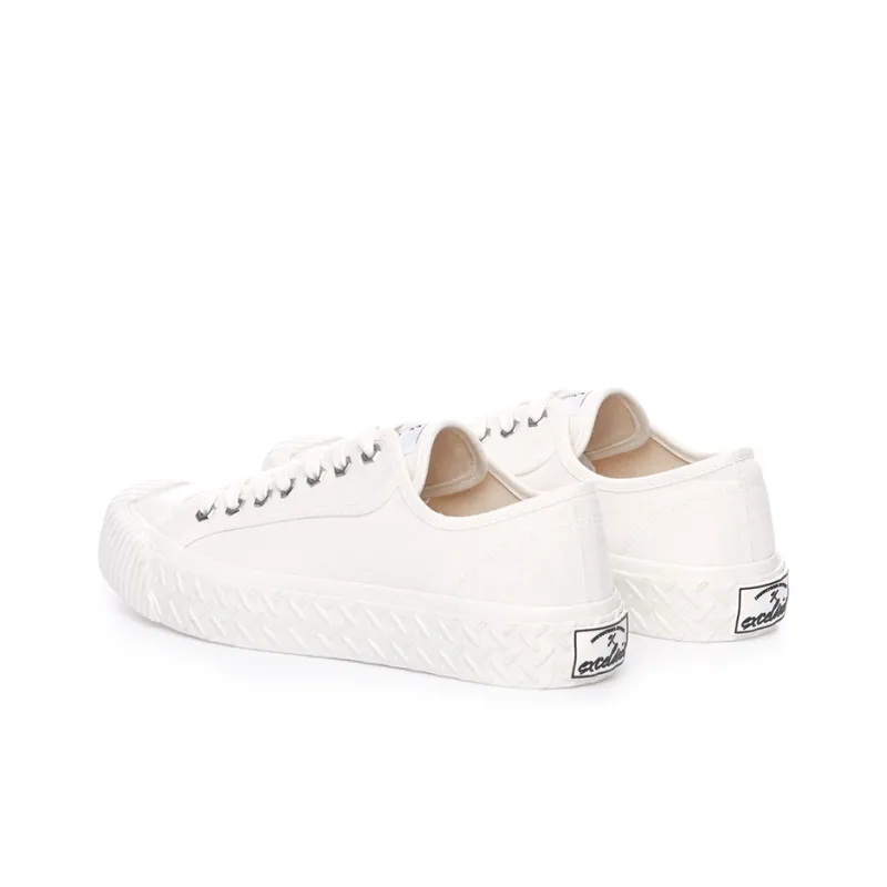 Excelsior Canvas Shoes Unisex Low-Top Classic White-2