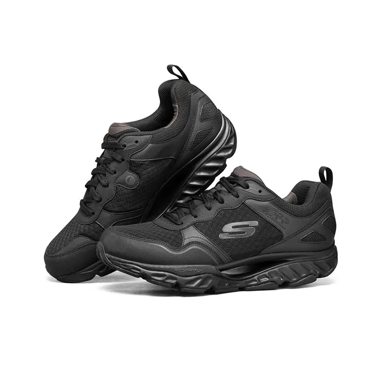 Skechers Srr Non-slip Wear-resistant Shock Absorption Low-Top Chunky Sneakers Men's Black-2